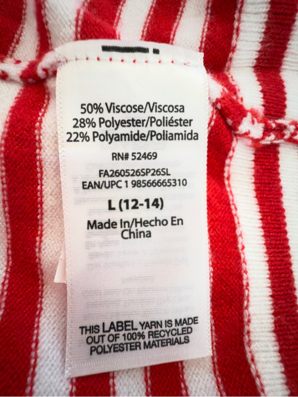 Women’s Red & White Stripe Button-Front Cardigan - Picture 11 of 15
